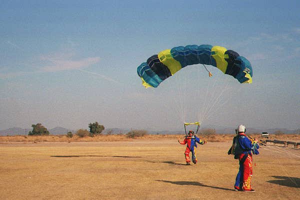 Stuey coming in for a landing