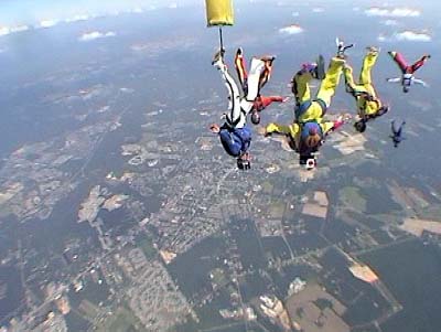 Doug does his 500th jump